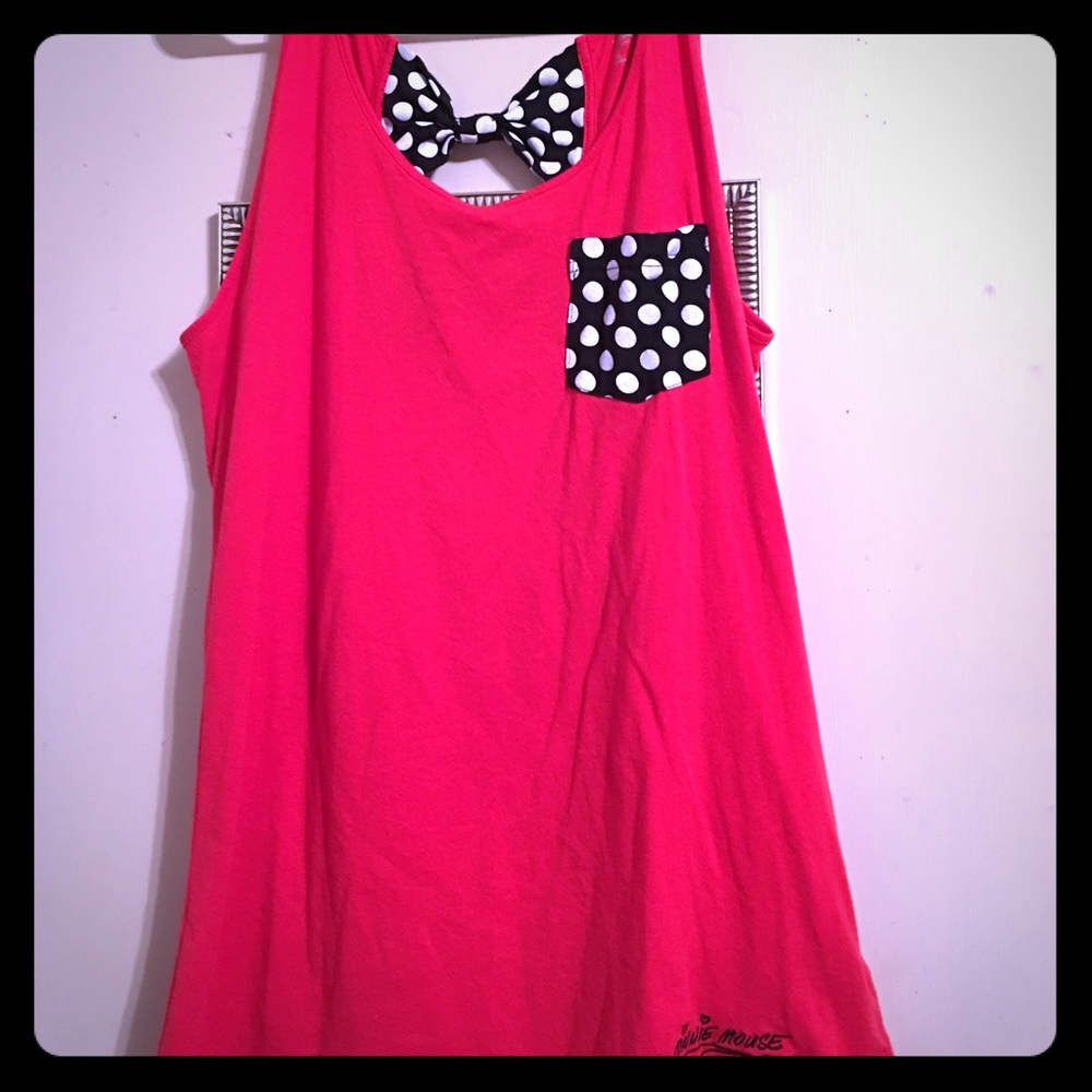 Minnie Mouse Bow Tank Top